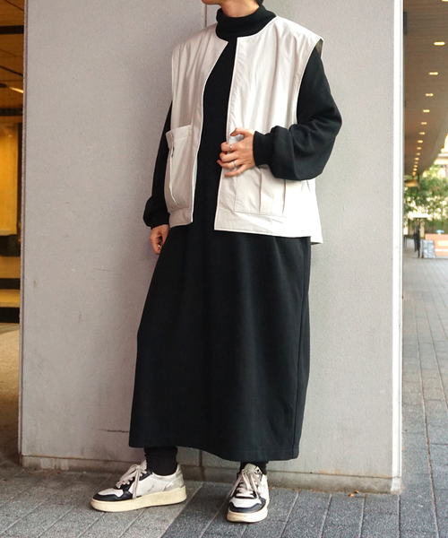 JOURNAL STANDARD LUXE(ジャーナルスタンダード ラックス)の「リバージャージ ハイネックワンピース(ワンピース・レディース・グリーン/ブラック・FREE)」の18枚目の写真