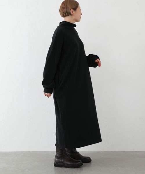 JOURNAL STANDARD LUXE(ジャーナルスタンダード ラックス)の「リバージャージ ハイネックワンピース(ワンピース・レディース・グリーン/ブラック・FREE)」の21枚目の写真