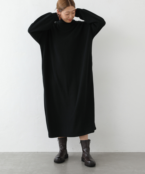 JOURNAL STANDARD LUXE(ジャーナルスタンダード ラックス)の「リバージャージ ハイネックワンピース(ワンピース・レディース・グリーン/ブラック・FREE)」の22枚目の写真