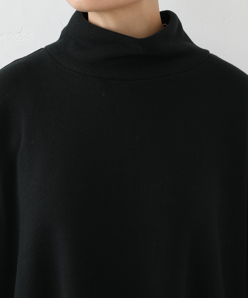 JOURNAL STANDARD LUXE(ジャーナルスタンダード ラックス)の「リバージャージ ハイネックワンピース(ワンピース・レディース・グリーン/ブラック・FREE)」の6枚目の写真