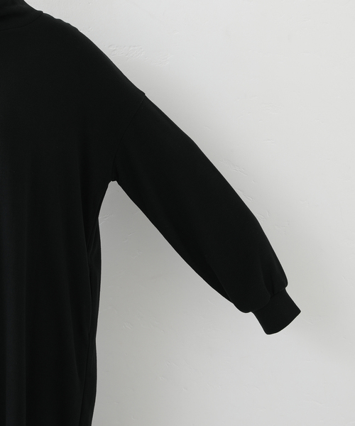 JOURNAL STANDARD LUXE(ジャーナルスタンダード ラックス)の「リバージャージ ハイネックワンピース(ワンピース・レディース・グリーン/ブラック・FREE)」の8枚目の写真