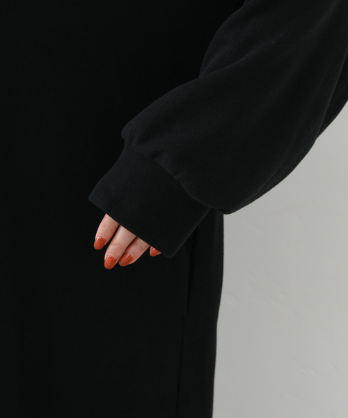 JOURNAL STANDARD LUXE(ジャーナルスタンダード ラックス)の「リバージャージ ハイネックワンピース(ワンピース・レディース・グリーン/ブラック・FREE)」の10枚目の写真