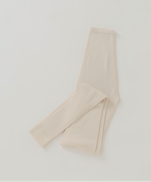 シルク混リブレギンス（レギンス/スパッツ）｜EMILY WEEK（エミリー