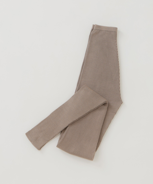 シルク混リブレギンス（レギンス/スパッツ）｜EMILY WEEK（エミリー
