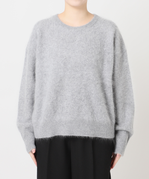 JOURNAL STANDARD（ジャーナルスタンダード）の「FLUFFYクループルオーバー（ニット/セーター・レディース・チャコールグレー/ブラウン/ピンク・FREE）」の19枚目の写真