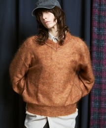 MAISON SPECIAL（メゾンスペシャル）の「《UNISEX》KID MOHAIR V-Neck Knit/キッドモヘアVネックニットプルオーバー【MAISON SPECIAL/メゾンスペシャル】（ニット/セーター・メンズ）」