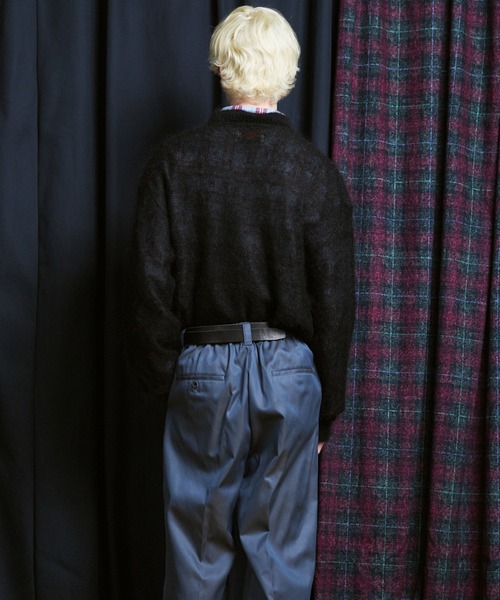 MAISON SPECIAL(メゾンスペシャル)の「《UNISEX》KID MOHAIR V-Neck Knit/キッドモヘアVネックニットプルオーバー【MAISON SPECIAL/メゾンスペシャル】(ニット/セーター・メンズ・キャメル/ブラウン/カーキ/ブラック・2/1/0)」の12枚目の写真