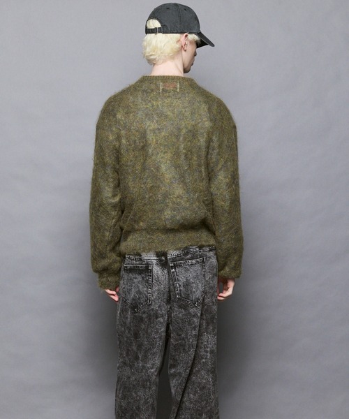 UNISEX》KID MOHAIR V-Neck Knit/キッドモヘアVネックニットプル