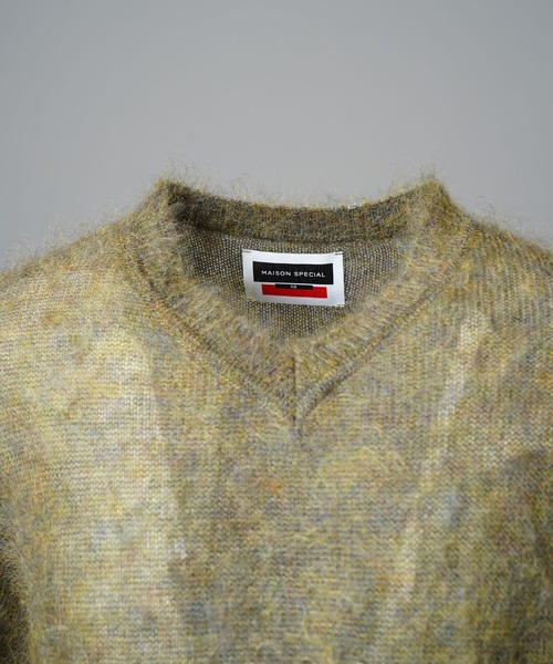 UNISEX》KID MOHAIR V-Neck Knit/キッドモヘアVネックニットプル