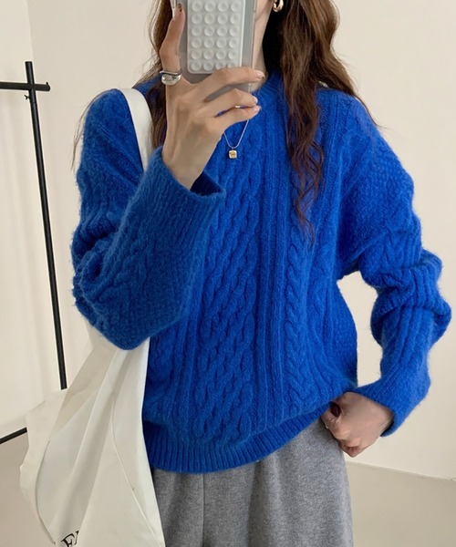 新品 ☆ MARK&LONA 冬 ニット セーター マーク&ロナ 正規品 ブルー 楽天市場】マークアンドロナ（セーター｜メンズウェア）：ウェア