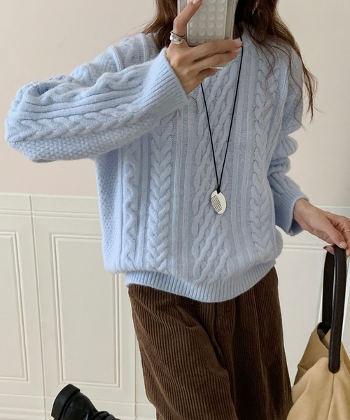 完売品】ASKAURSELF ベージュ ニット セーター 楽天市場】ASKYURSELFの通販