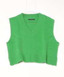 ニット」に該当するメンズのベスト（グリーン・カーキ/緑色系