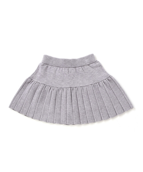 SLAP SLIP（スラップスリップ）の「【ウォッシャブル加工】リボンチャーム付きニットプリーツスカパン(90~130cm)（スカート・キッズ・グレー/レッド・100cm/90cm/110cm/120cm/130cm）」の11枚目の写真