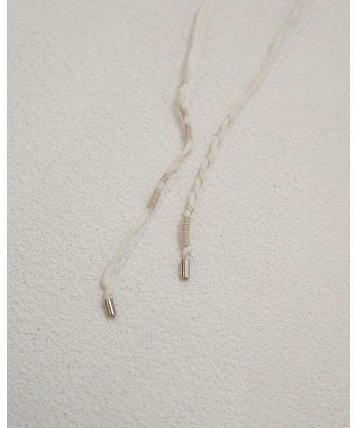 TODAYFUL（トゥデイフル）の「TODAYFUL　Silk Cord Choker シルクコードチョーカー/12610903（チョーカー・レディース・ブラック/キナリ・ONE SIZE）」の14枚目の写真