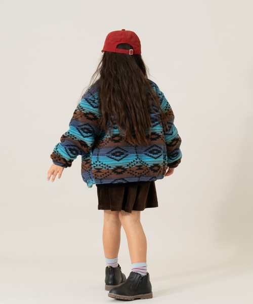 and D. petit main（アンドディープティマイン）の「ボアスタンドブルゾン/あったか/アウター（ブルゾン・キッズ・キャメル/シルバーグレー/ブルー/カラフル/カーキ・90cm/120cm/110cm/130cm/140cm/100cm）」の16枚目の写真