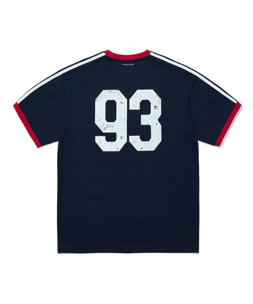 1993STUDIO(1993スタジオ)の「93 トラックリンガーTシャツ_ネイビー(Tシャツ/カットソー・メンズ・その他・LARGE/MEDIUM)」の2枚目の写真