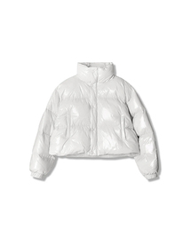 AVANDRESS（アバンドレス ）の「Siberia Duck Shiny Crop Padding IVORY（ダウンジャケット/コート）」