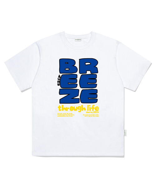 ESCAPEFROM(エスケープフロム)の「ブルーブリーズプリントオーバーフィット半袖ホワイト(Tシャツ/カットソー・レディース・その他・MEDIUM/LARGE/SMALL)」の2枚目の写真