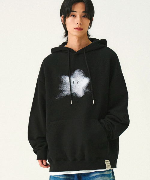 GRAVER（グレーバー）の「[ユニセックス]ブルースター フードパーカー_ブラック（パーカー・レディース・ブラック・SMALL/MEDIUM/LARGE）」の2枚目の写真