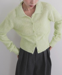 LIAN | シャギーポロニットカーディガン(カーディガン/ボレロ)