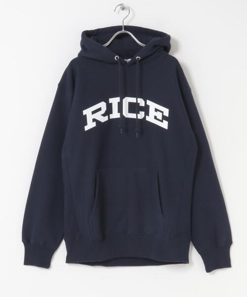 THE GOODLAND MARKET(ザグッドランドマーケット)の「KEIMEN RICE hoodie(パーカー・メンズ・ネイビー/ライトグレー・X-LARGE/LARGE/MEDIUM)」の3枚目の写真