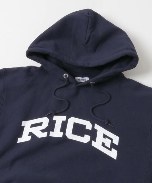 THE GOODLAND MARKET(ザグッドランドマーケット)の「KEIMEN RICE hoodie(パーカー・メンズ・ネイビー/ライトグレー・X-LARGE/LARGE/MEDIUM)」の4枚目の写真