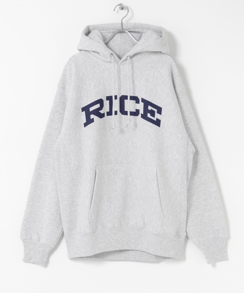 THE GOODLAND MARKET(ザグッドランドマーケット)の「KEIMEN RICE hoodie(パーカー・メンズ・ネイビー/ライトグレー・X-LARGE/LARGE/MEDIUM)」の1枚目の写真