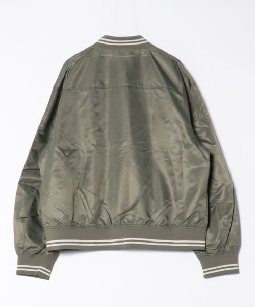 STYLISE(スタイライズ)の「【Calvin Klein】フロントロゴボンバージャケット LS JEANS TIPPED HERO BOMBER(MA-1・メンズ・オリーブ・M/L/XL)」の2枚目の写真