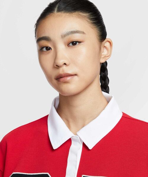 ナイキ スポーツウェア ウィメンズ ロングスリーブ グラフィック ポロ