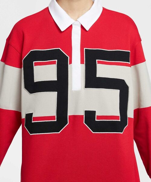 ナイキ スポーツウェア ウィメンズ ロングスリーブ グラフィック ポロ