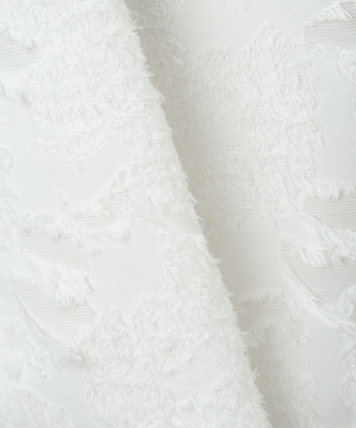 F i.n.t(フィント)の「リボン付きカットジャガードフリルブラウス/fint フィント(シャツ/ブラウス・レディース・オフホワイト/アイボリー・FREE)」の21枚目の写真