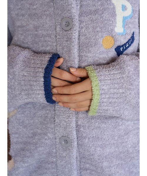 ジェラートピケ ベビモコダックスフンドジャガードカーディガン ベビモコダックスフンドジャガードカーディガン｜ジェラートピケの通販