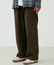 NODU（ノードユー）の「ADN ワイドカーブド切り替えデイリーコットンパンツ 綿パンツ [ブラウン]（その他パンツ）」