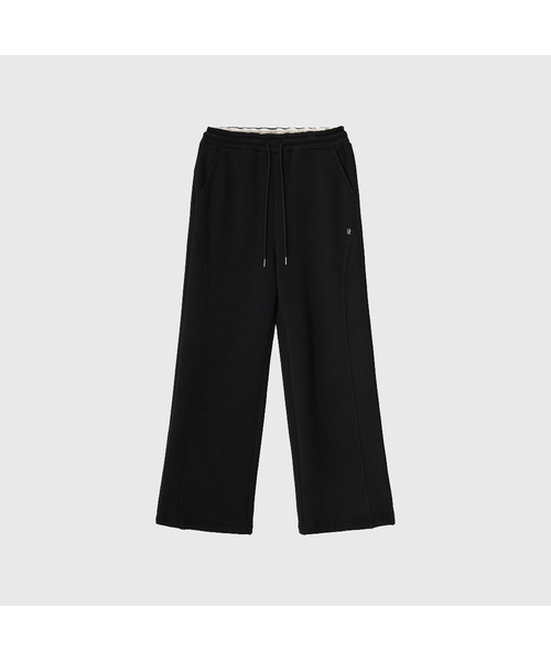 LOOKAST(ルックキャスト)の「オリバー起毛スウェットパンツ_ブラック(その他パンツ・レディース・ブラック・MEDIUM/SMALL)」の1枚目の写真