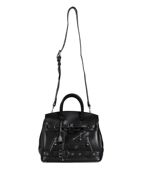 courreges(クレージュ)の「FRIDAY DENIM BOWLING BAGUETTE BAG(ハンドバッグ・レディース・グレー・OS)」の4枚目の写真