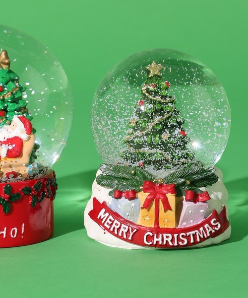 スノードームオーダー受付中❗️❗️ スノーグローブツリーライトスタンド スノーマン