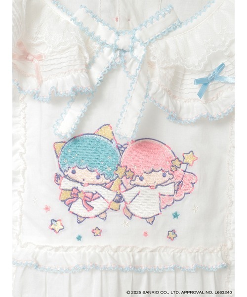 PINK HOUSE（ピンクハウス）の「Little Twin Stars×PINK HOUSE 刺しゅう入りローンブラウス（シャツ/ブラウス・レディース・ホワイト・フリー）」の9枚目の写真