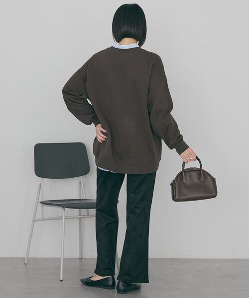 AMERICAN HOLIC（アメリカンホリック）の「ヌバック調ベイカーフレアパンツ（その他パンツ・レディース・ブラウン/ブラック/グレー・M/L）」の11枚目の写真