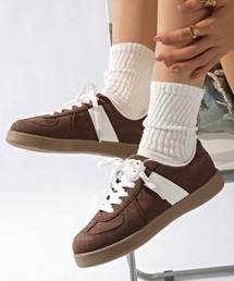 SHEPP（シープ）の「サイドラインスエードライクスニーカー（スニーカー）」