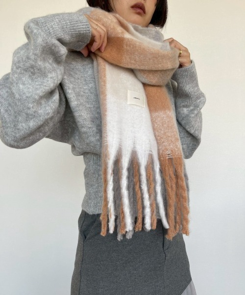 AMAIL（アマイル）の「Curve Knit（ニット/セーター・レディース・グレー/ブラック・FREE）」の12枚目の写真