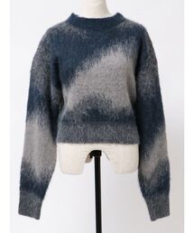 【VEQUM】JACQUARD ART KNIT