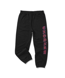 BLACKLETTER II SWEAT PANTS BLACK