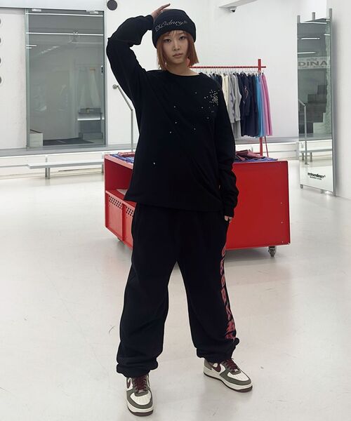 EXTRAORDINARY（エクストラオーディナリー）の「BLACKLETTER II SWEAT PANTS BLACK（スウェットパンツ・メンズ・その他・MEDIUM/LARGE/X-LARGE）」の10枚目の写真