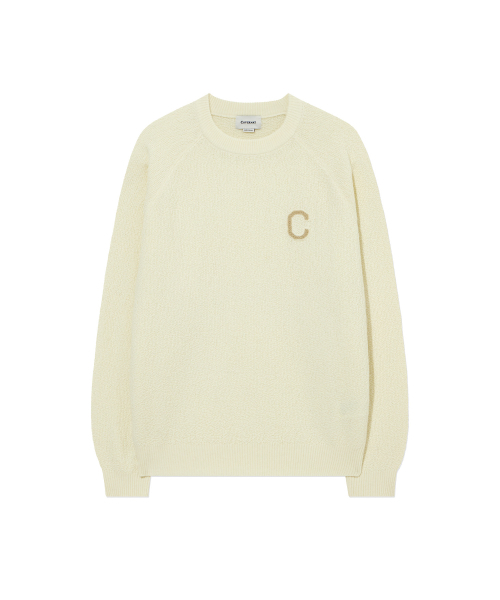 COVERNAT(カバーナット)の「ミドルCロゴニット アイボリー(ニット/セーター・レディース・その他・SMALL/MEDIUM/LARGE/X-LARGE)」の1枚目の写真