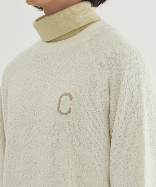 COVERNAT(カバーナット)の「ミドルCロゴニット アイボリー(ニット/セーター・レディース・その他・SMALL/MEDIUM/LARGE/X-LARGE)」の3枚目の写真