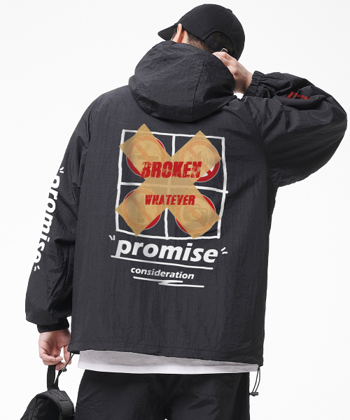 ARTISTWEAR（アーティストウェア）の「[ATW]ソルドアウトフード風防（ナイロンジャケット・レディース・ブラック・MEDIUM/LARGE/X-LARGE/XX-LARGE）」の3枚目の写真