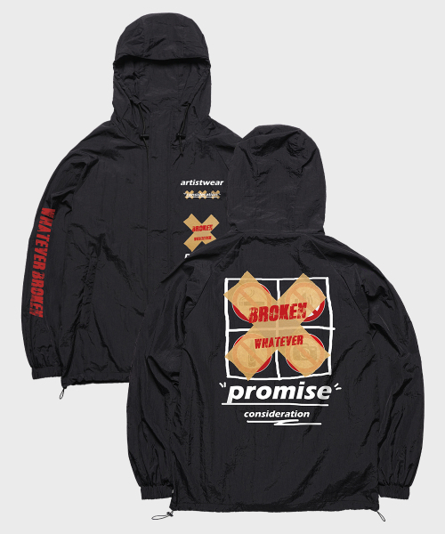 ARTISTWEAR（アーティストウェア）の「[ATW]ソルドアウトフード風防（ナイロンジャケット・レディース・ブラック・MEDIUM/LARGE/X-LARGE/XX-LARGE）」の5枚目の写真