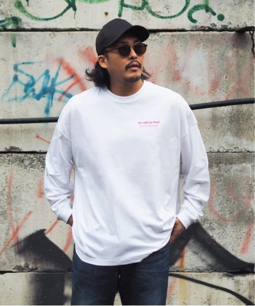 Leyline（レイライン）の「【Leyline】Urban Maria l/s tee（Tシャツ/カットソー・メンズ・ブラック×ホワイト/ホワイト×レッド/ホワイト×ブルー・M/XL/L）」の4枚目の写真