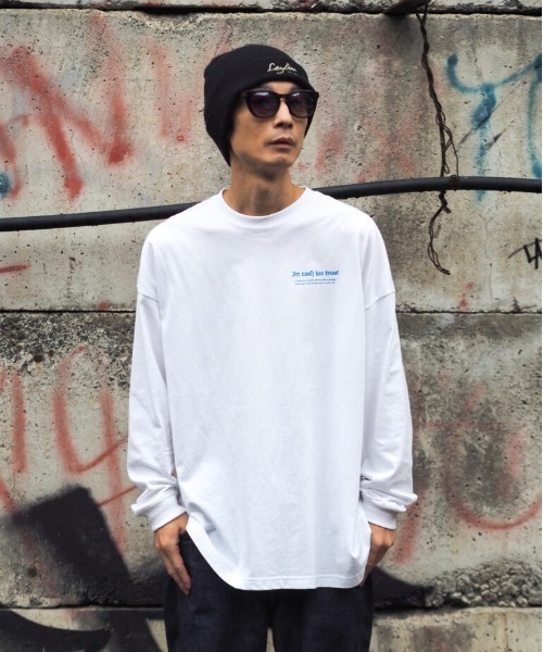 Leyline（レイライン）の「【Leyline】Urban Maria l/s tee（Tシャツ/カットソー・メンズ・ブラック×ホワイト/ホワイト×レッド/ホワイト×ブルー・M/XL/L）」の5枚目の写真