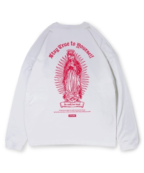 Leyline（レイライン）の「【Leyline】Urban Maria l/s tee（Tシャツ/カットソー・メンズ・ブラック×ホワイト/ホワイト×レッド/ホワイト×ブルー・M/XL/L）」の19枚目の写真